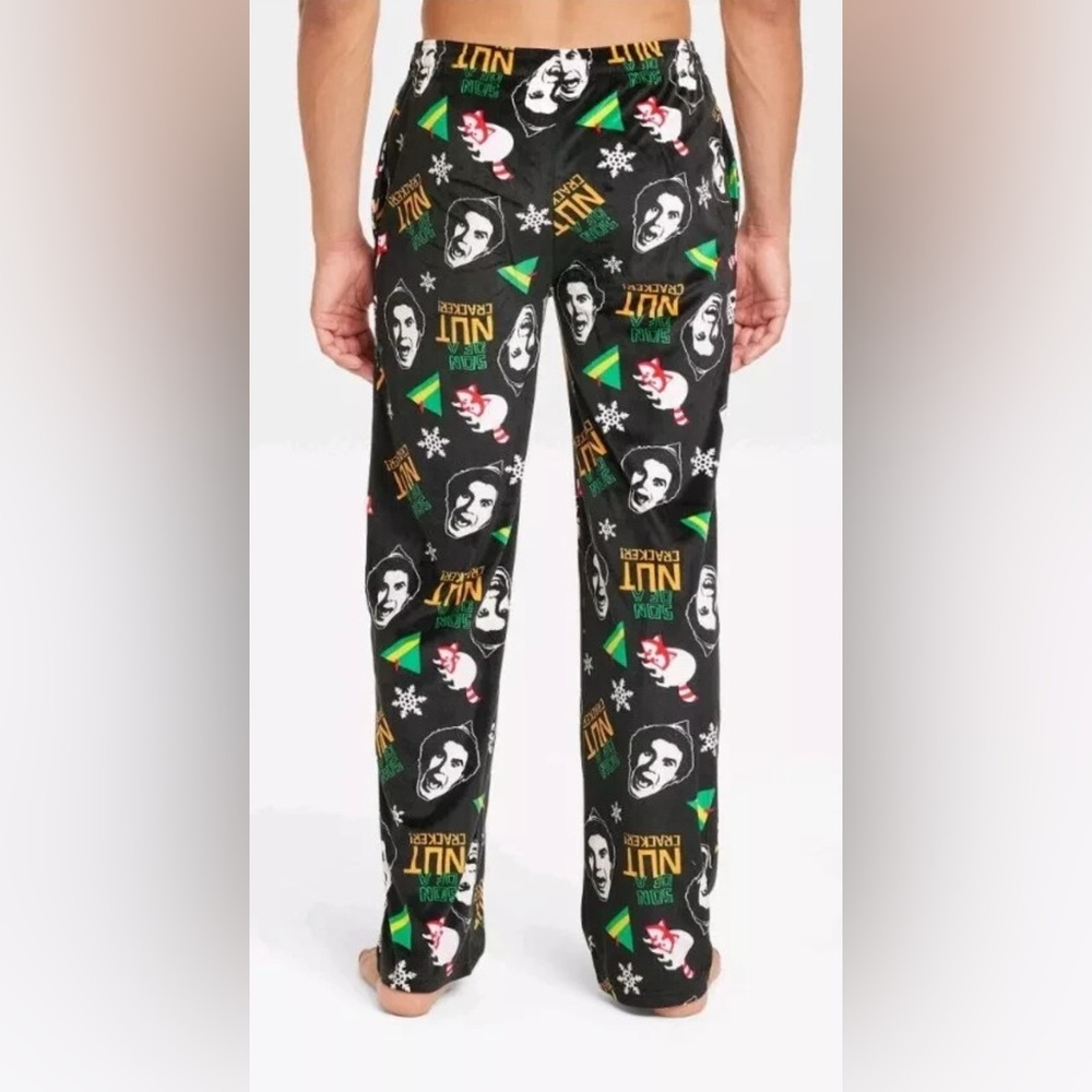 Buddy the Elf “Son of a Nutcracker” Fleece Pajama Bottoms – Size L